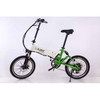 ЭЛЕКТРОВЕЛОСИПЕД ELBIKE GANGSTAR VIP 13 Бело-зеленый